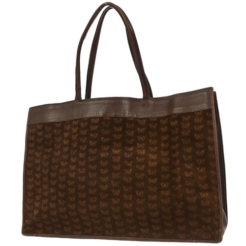 Bottega Veneta Brown Suede Tote Handbag
