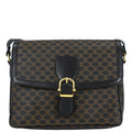 Celine Black PVC Macadam Shoulder Bag