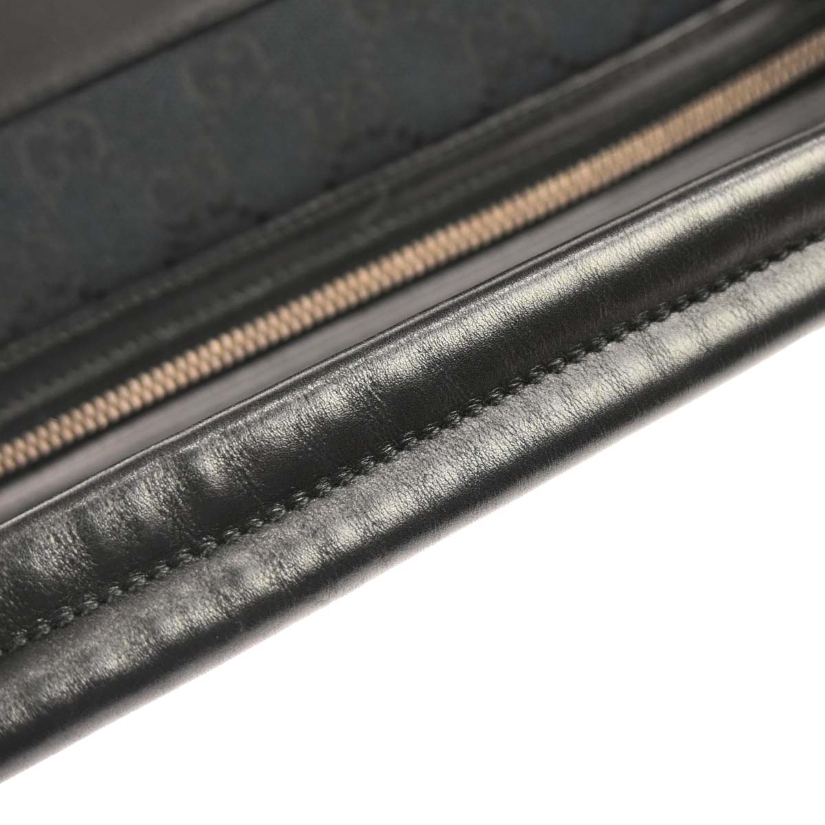 Gucci Black Canvas GG Handbag