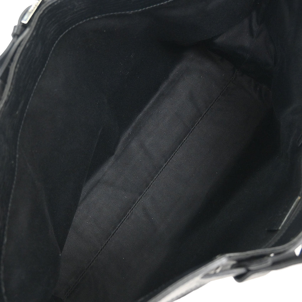 Gucci Black Canvas GG Tote Handbag