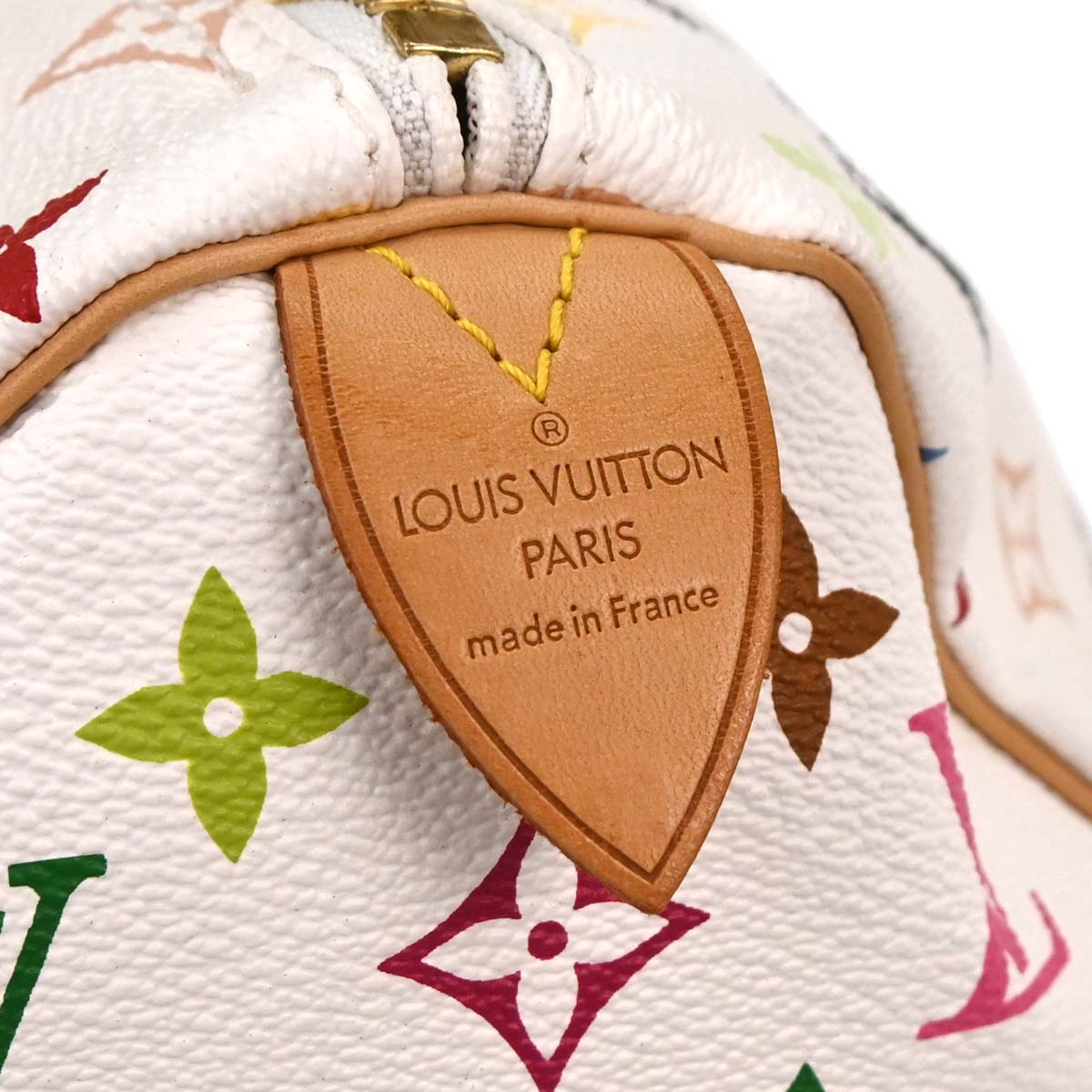 Louis Vuitton 2004 White Monogram Multicolor Keepall 45 Handbag M92641