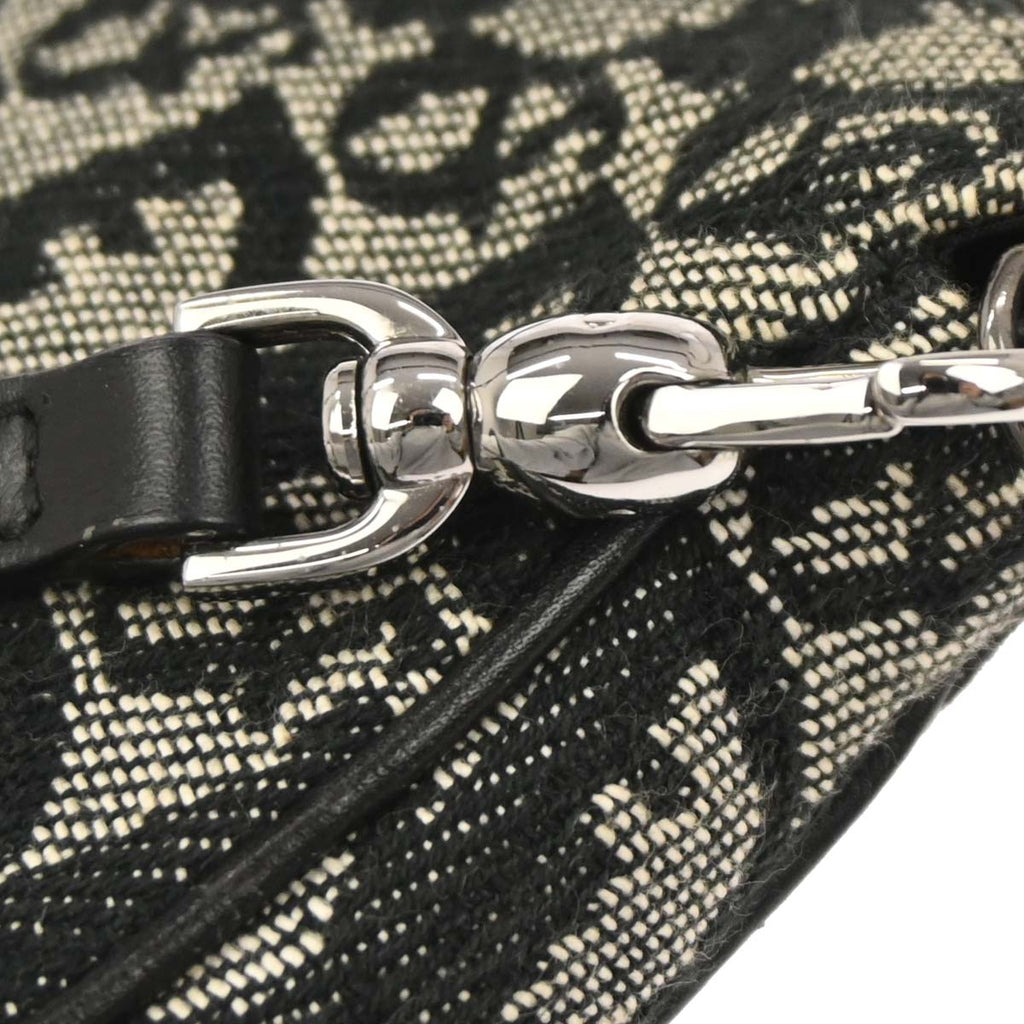 Christian Dior Black Trotter Saddle Handbag