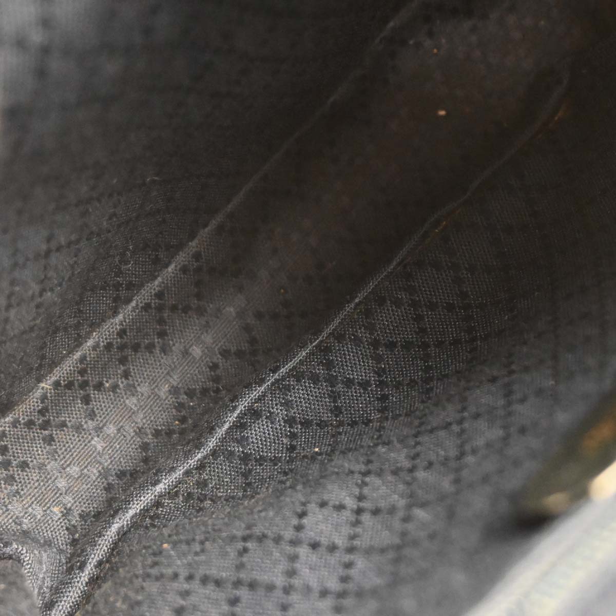 Gucci Navy Leather Bamboo Backpack