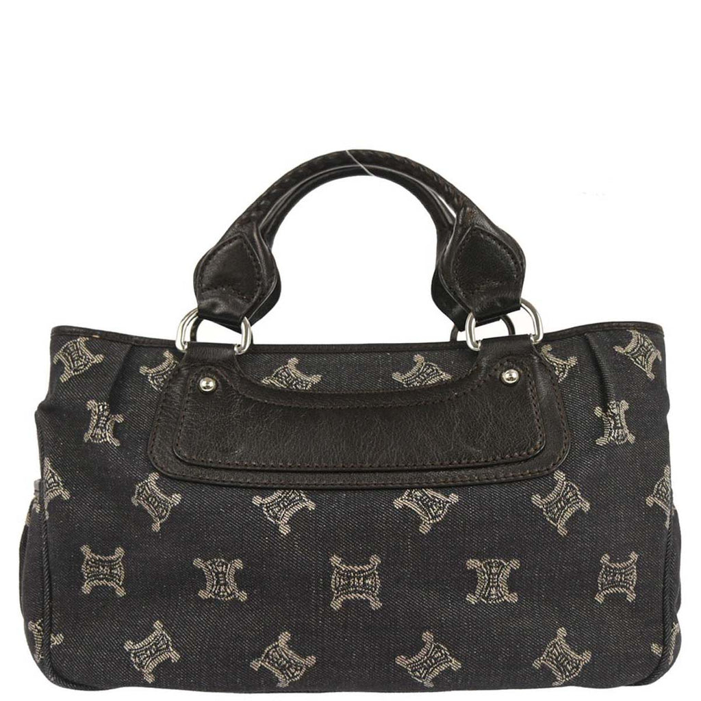 Celine * Black Denim Boogie Bag Handbag