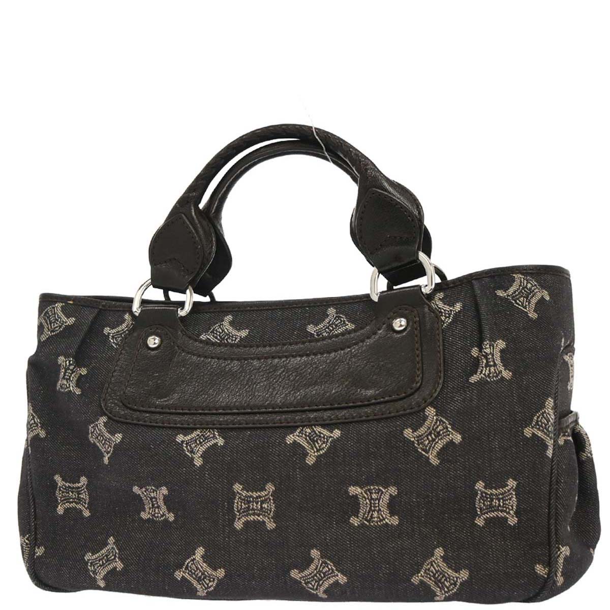 Celine * Black Denim Boogie Bag Handbag