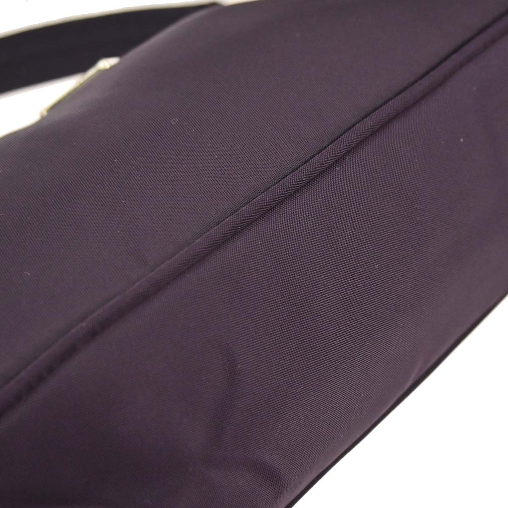 Prada Purple Nylon Handbag