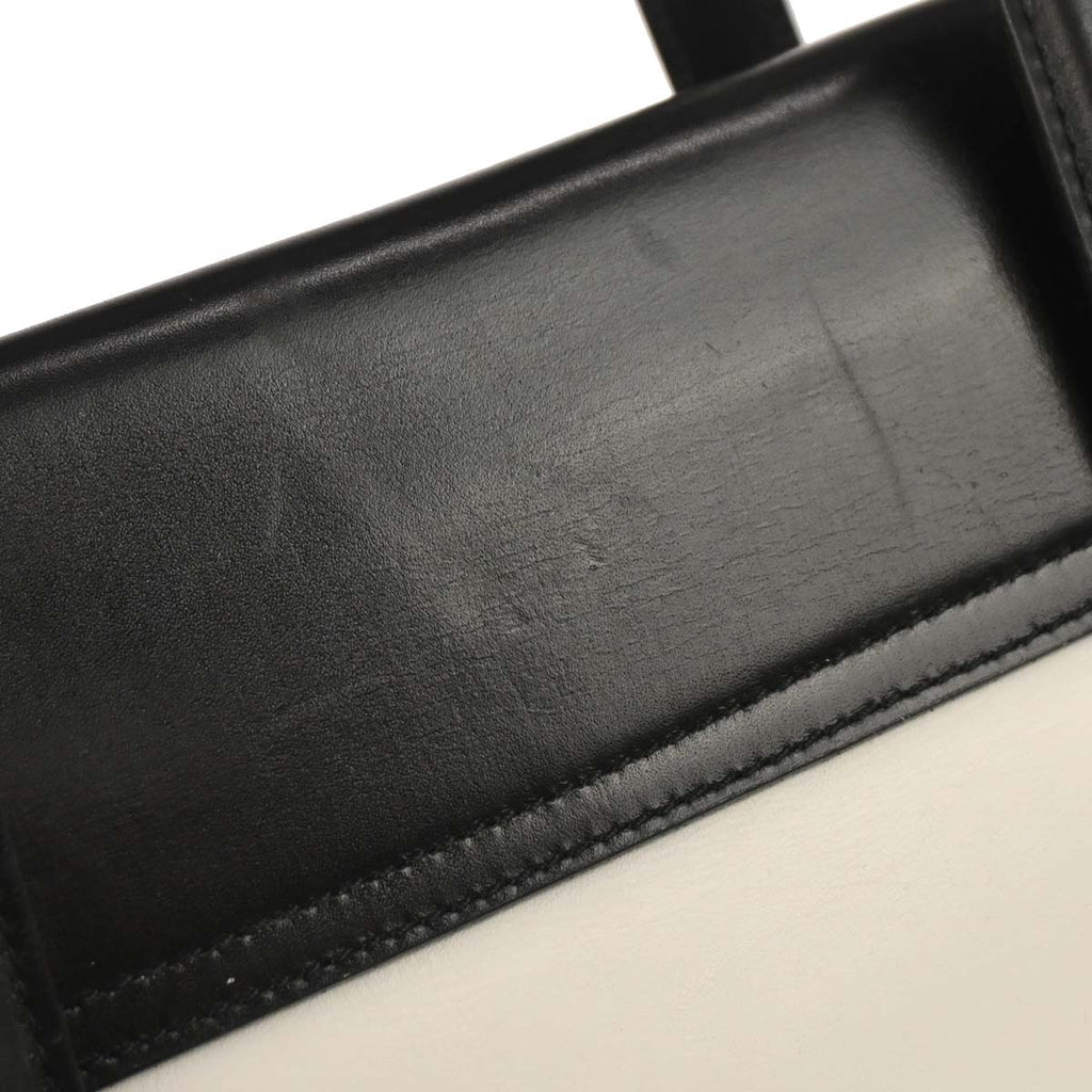 Celine White Leather Handbag