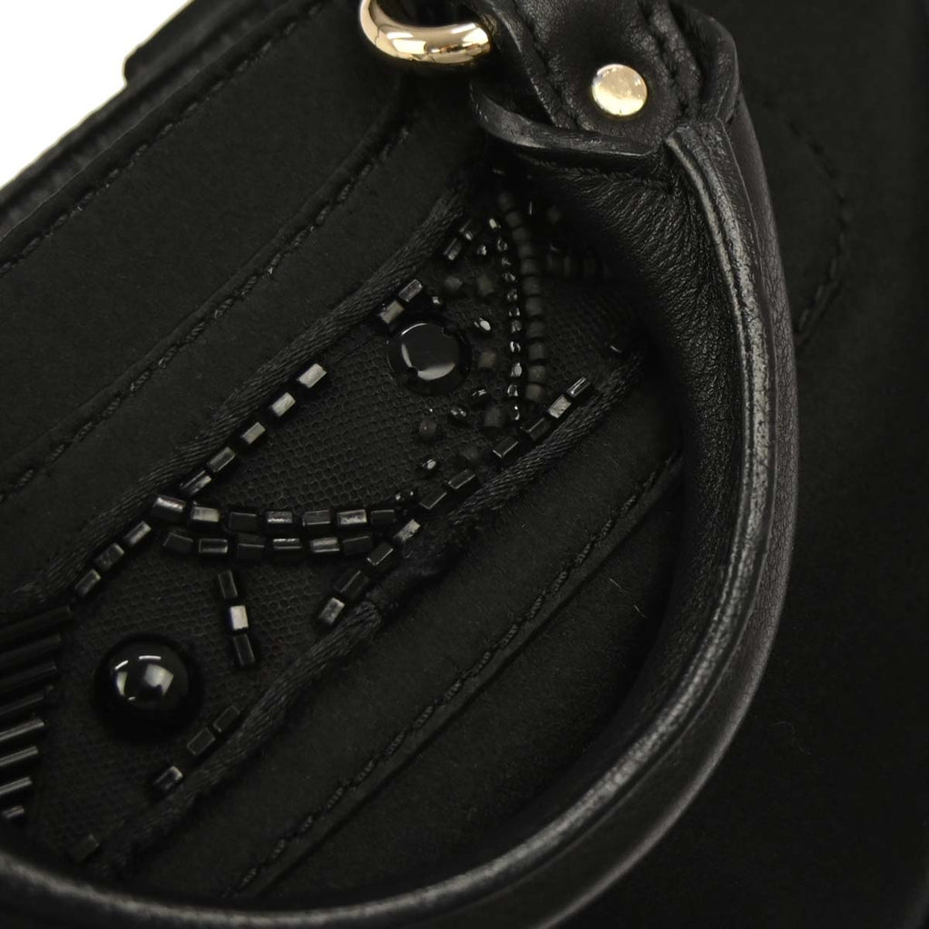 Celine Black Satin Boogie Bag Handbag