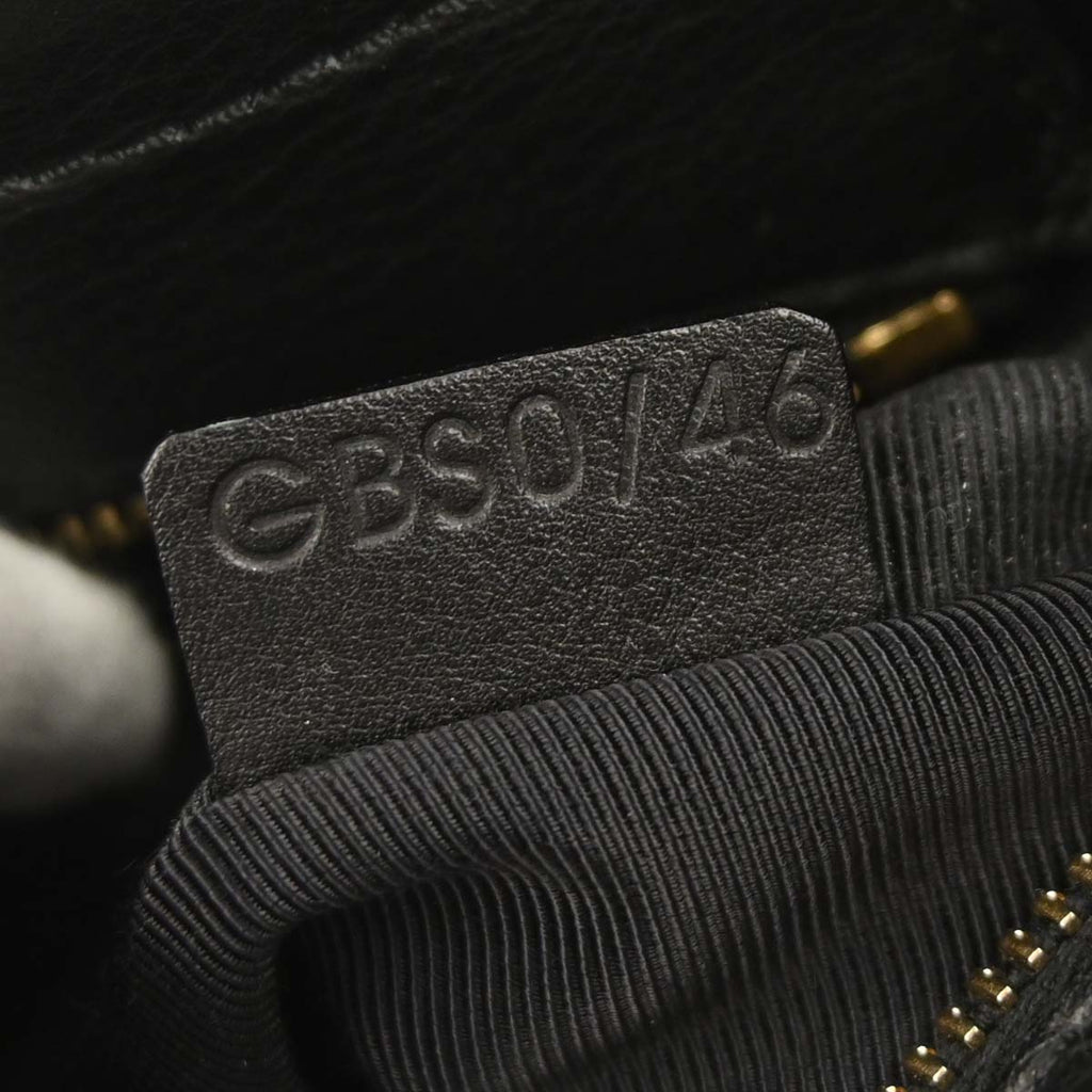 Celine Black Satin Boogie Bag Handbag
