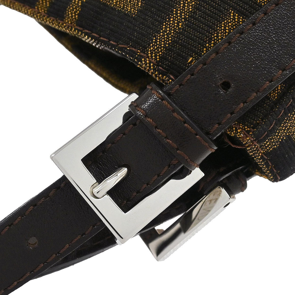 Fendi Brown Canvas Zucca Handbag