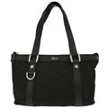 Gucci Black Canvas GG Handbag