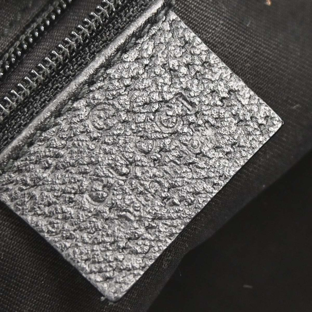 Gucci Black Canvas GG Handbag