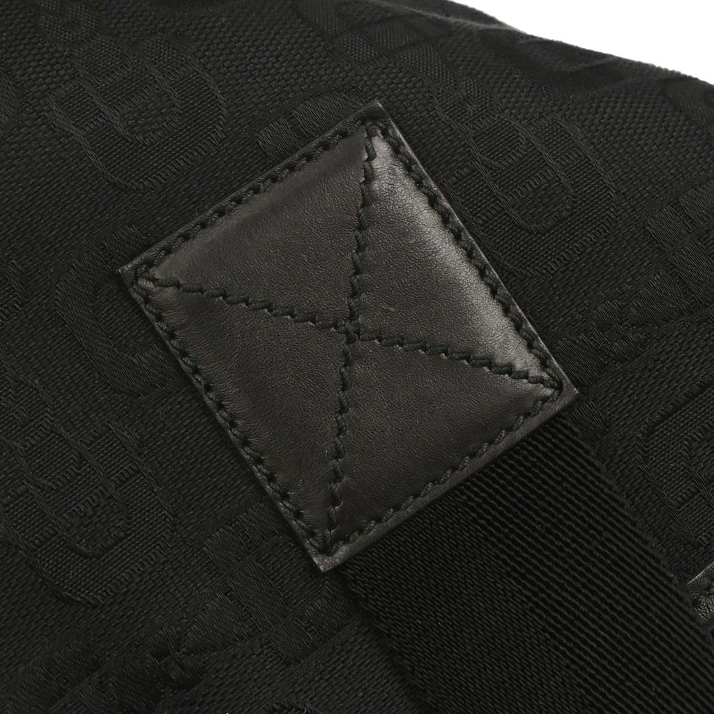 Gucci Black Canvas Tote 2way Shoulder Handbag