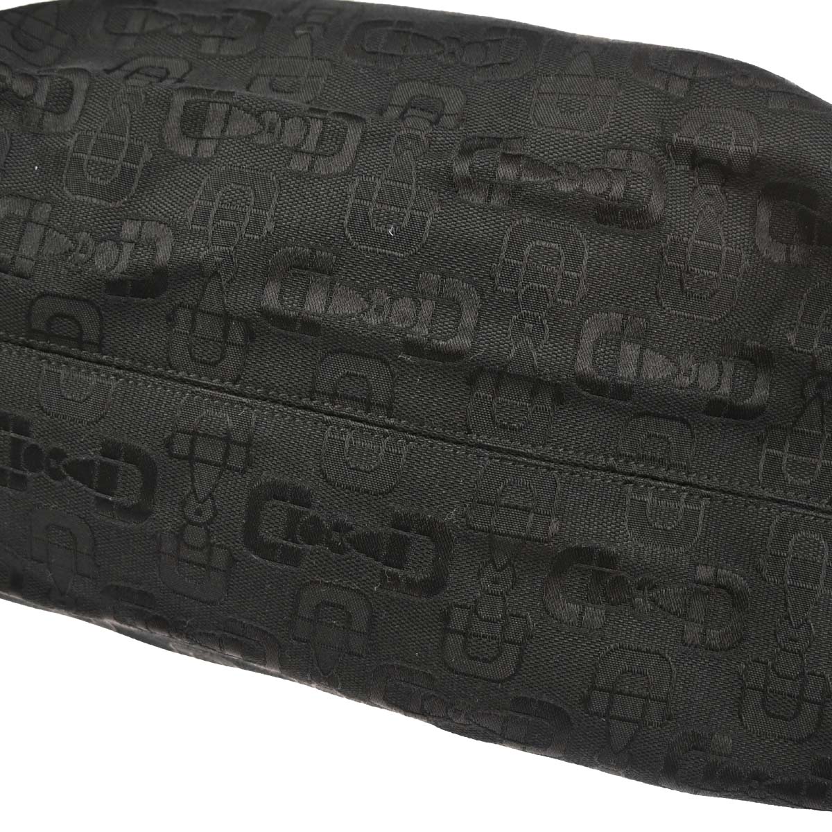 Gucci Black Canvas Tote 2way Shoulder Handbag