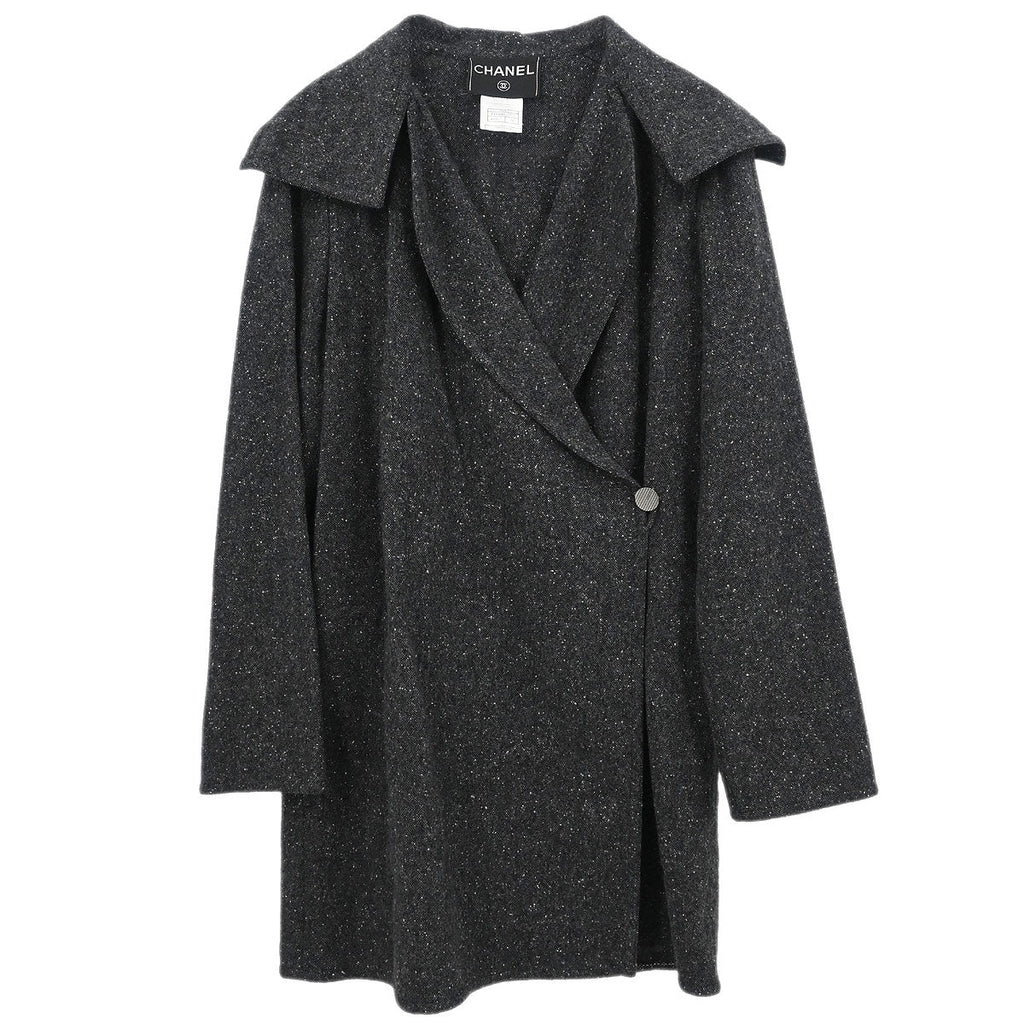 Chanel 1999 Double Breasted Jacket Gray #34