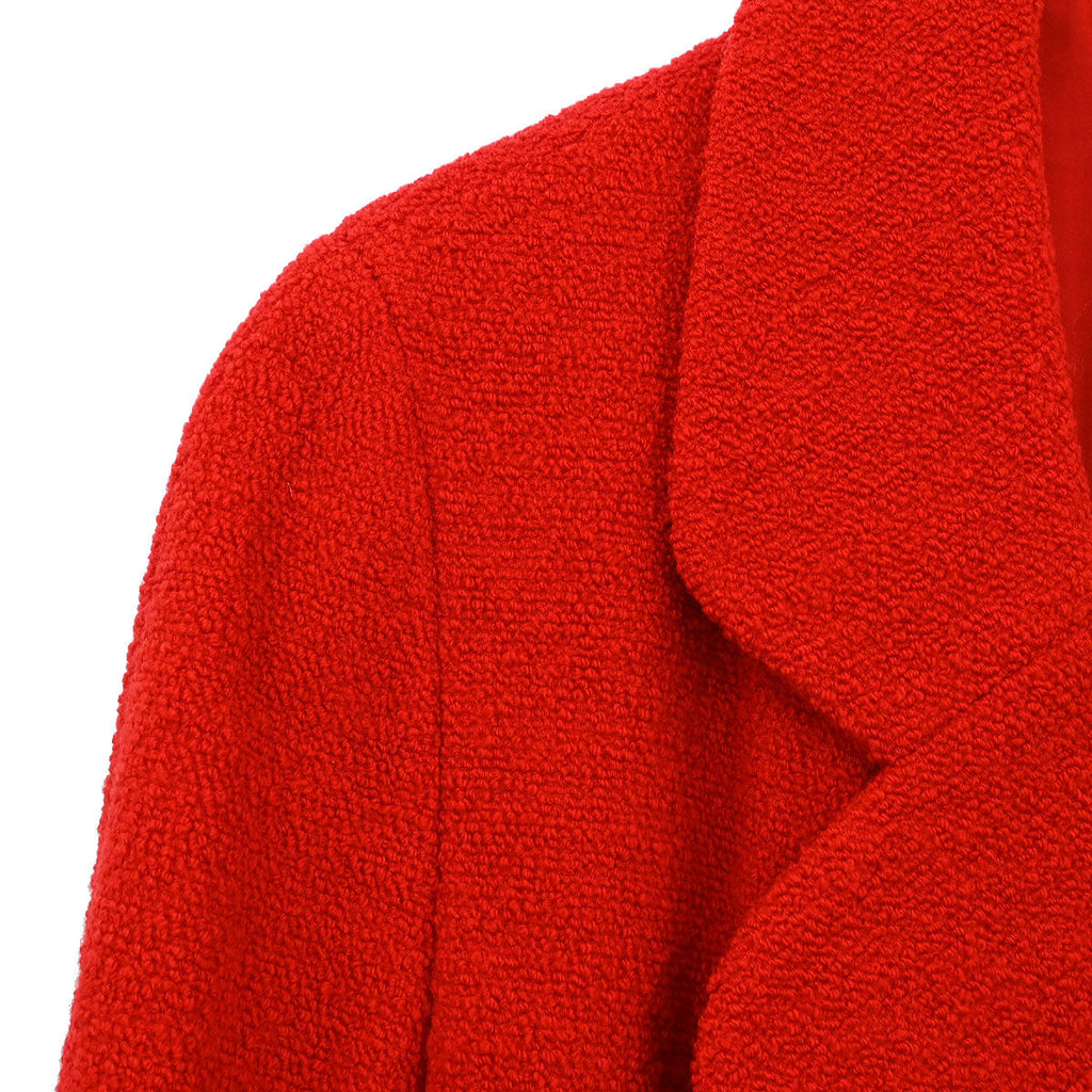 Chanel 1994 Double Breasted Jacket Red #44