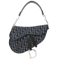 Christian Dior Navy Trotter Saddle Handbag