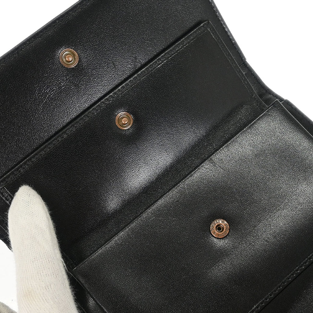 Fendi Brown Zucchino Trifold Wallet