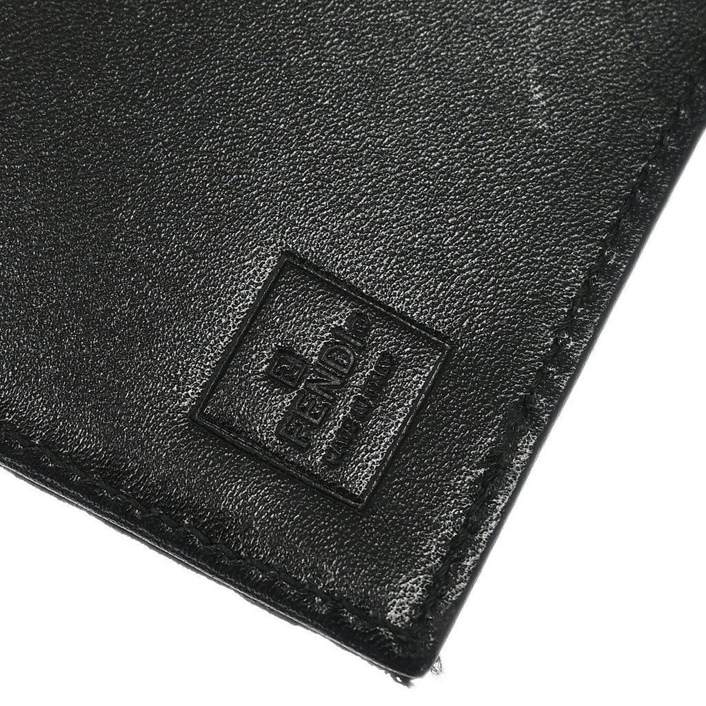 Fendi Brown Zucchino Trifold Wallet