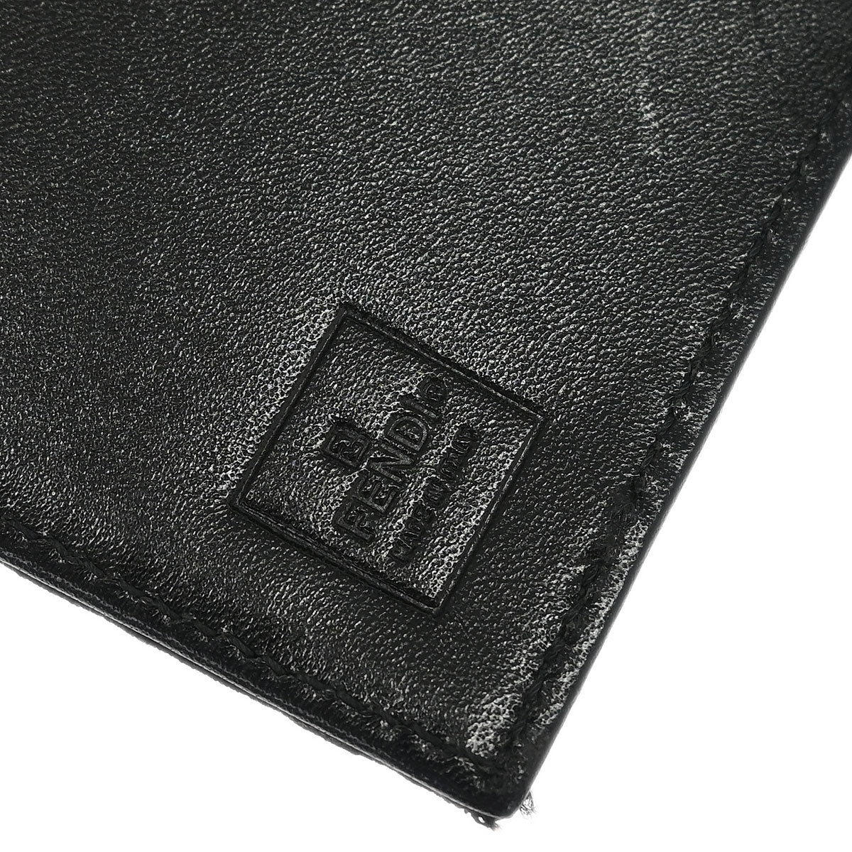 Fendi Brown Zucchino Trifold Wallet