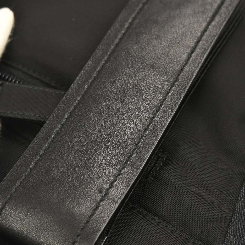 Prada Black Nylon Corset Waist Belt Bag