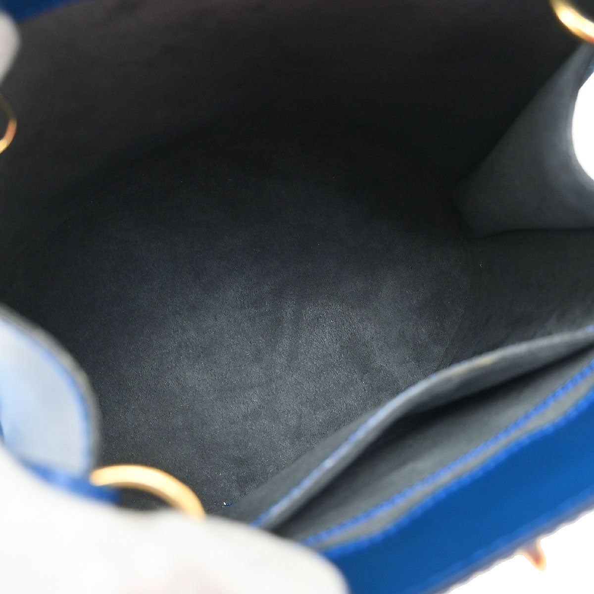 Louis Vuitton 1993 Blue Epi Cluny Shoulder Bag M52255