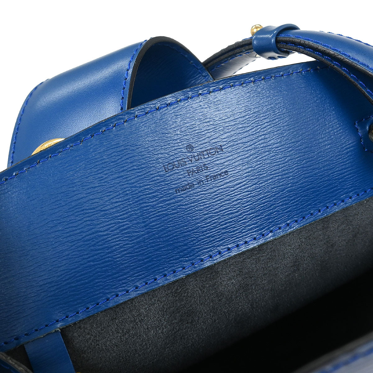 Louis Vuitton 1993 Blue Epi Cluny Shoulder Bag M52255