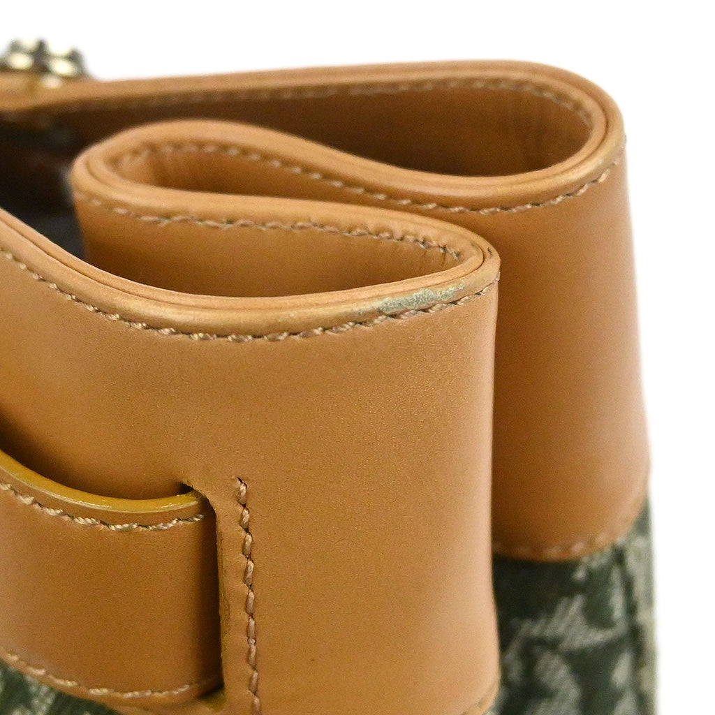 Christian Dior Green Trotter Tote Handbag