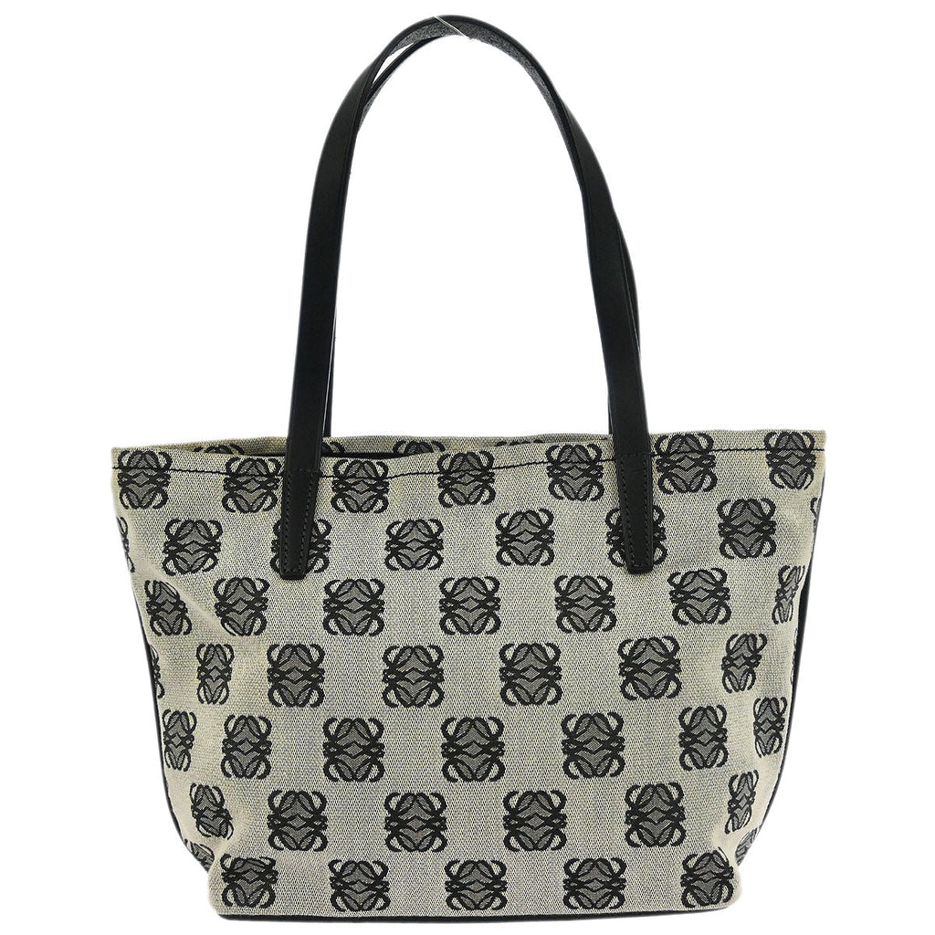Loewe * Black Canvas Tote Handbag