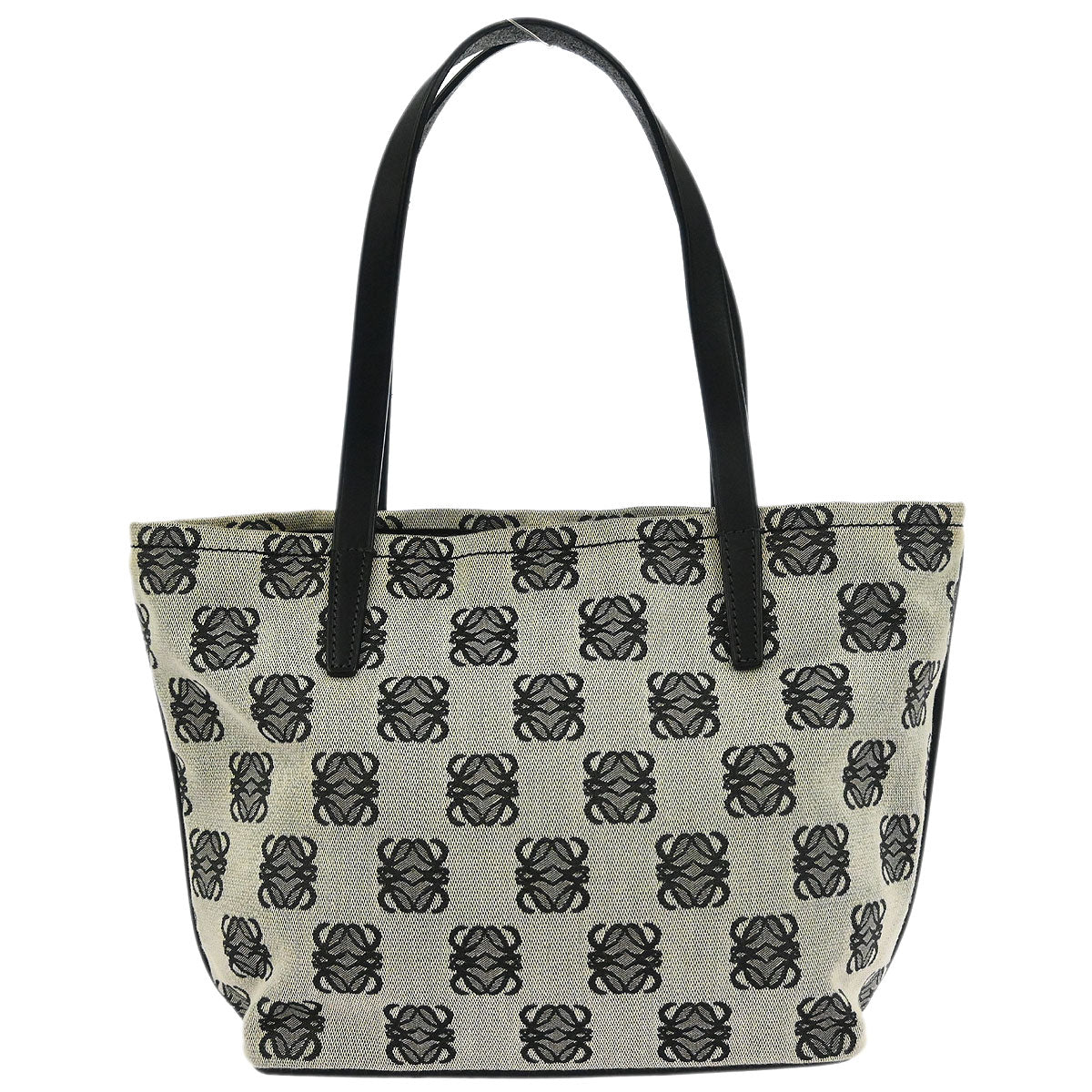 Loewe * Black Canvas Tote Handbag