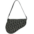 Christian Dior Black Trotter Saddle Handbag