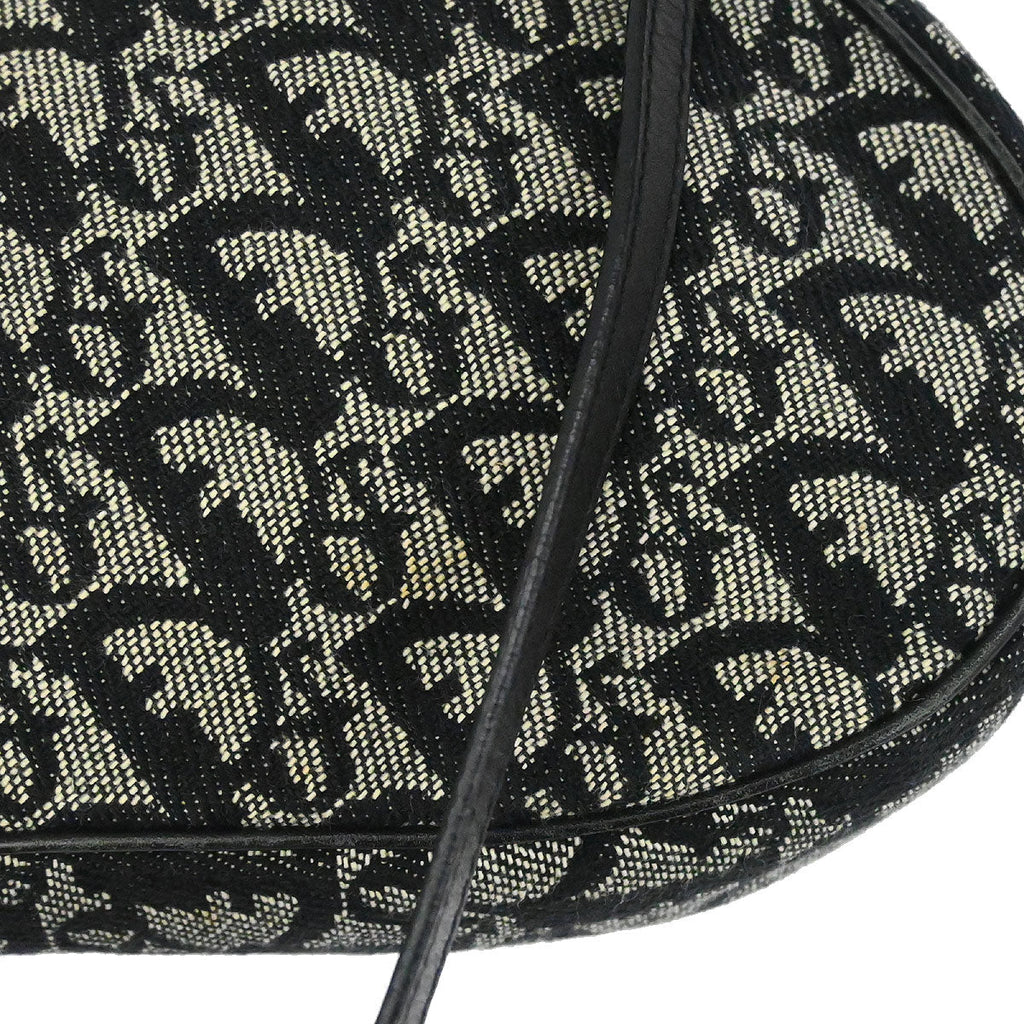 Christian Dior Black Trotter Saddle Handbag