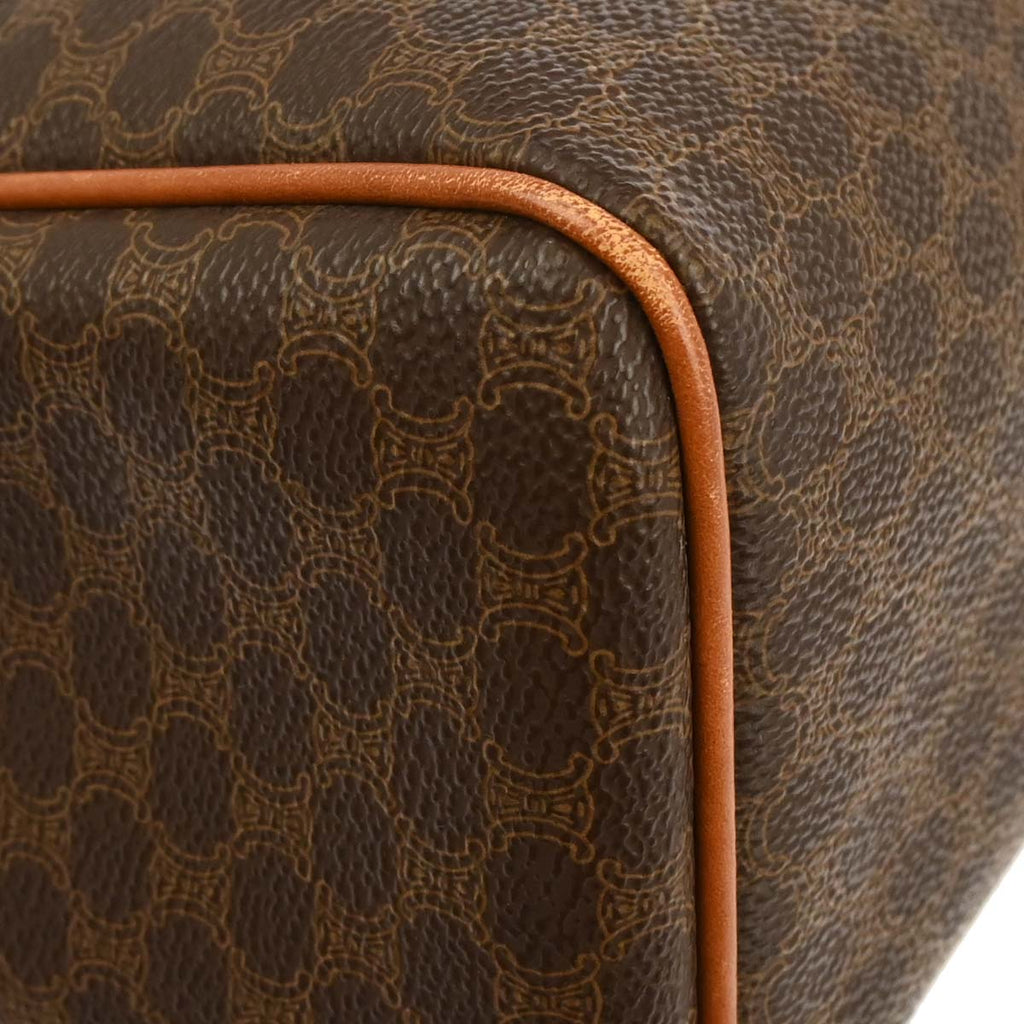 Celine Brown PVC Macadam Handbag