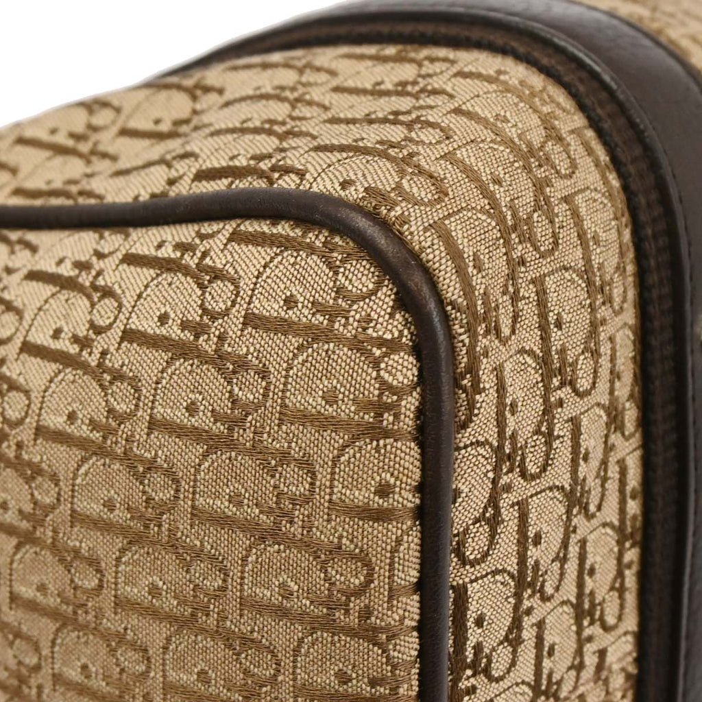 Christian Dior Brown Beige Street Chic Trotter Handbag