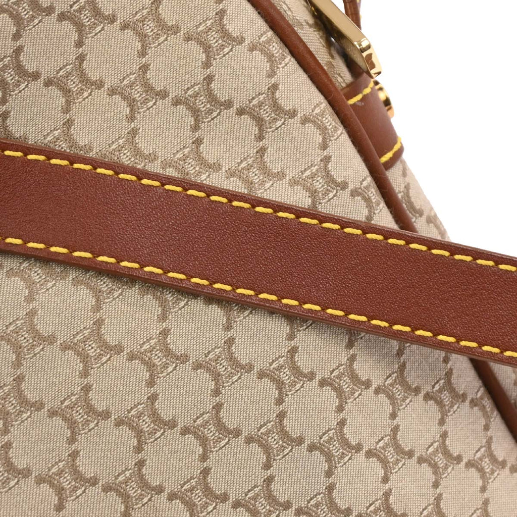 Celine * Beige Macadam Shoulder Bag