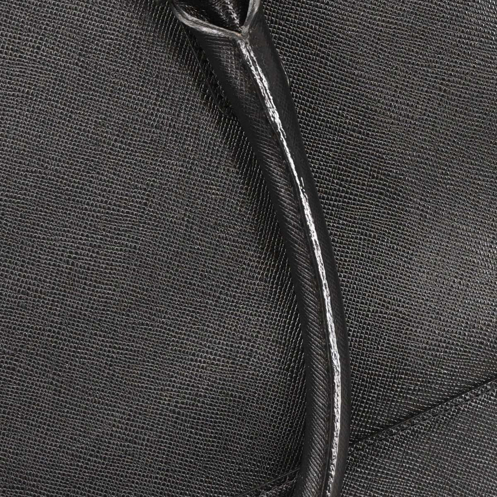 Burberry Black Leather Tote Handbag