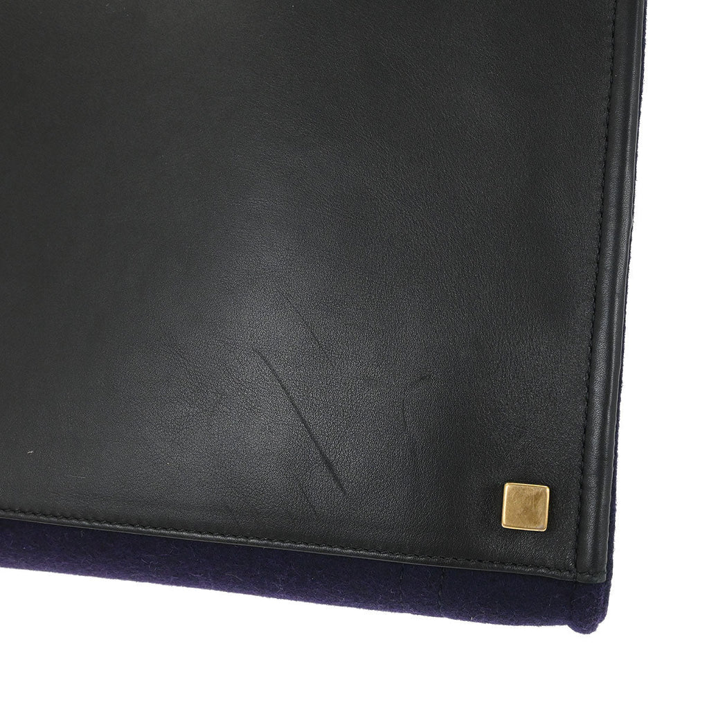 Celine Purple Felt Phantom Luggage Tote Bag