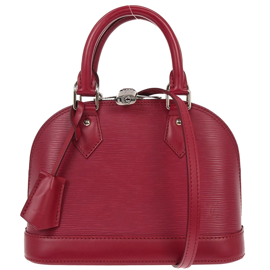 Louis Vuitton Pink Epi Alma BB 2way Shoulder Handbag M40851