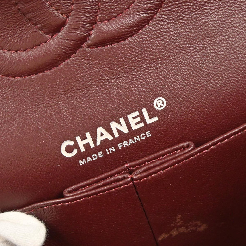 Chanel Black Caviar Skin Medium Classic Double Flap Shoulder Bag