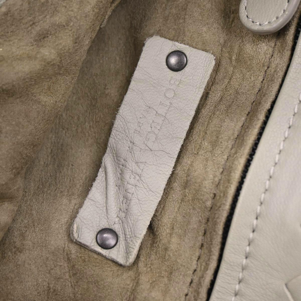 Bottega Veneta Gray Lambskin Intrecciato Tote Bag