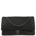 Chanel Black Calfskin XXL Flap Bag