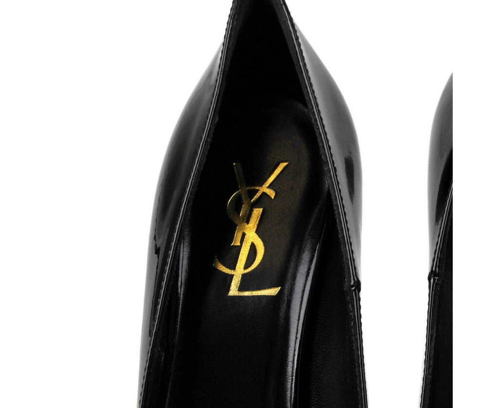 Saint Laurent Women's Black Patent Leather Tribtoo 80 Platform Pump 209947 1000