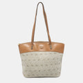 Dior Beige/br Honeycomb Coated Canvas And Leather 1:1 Rep Tote