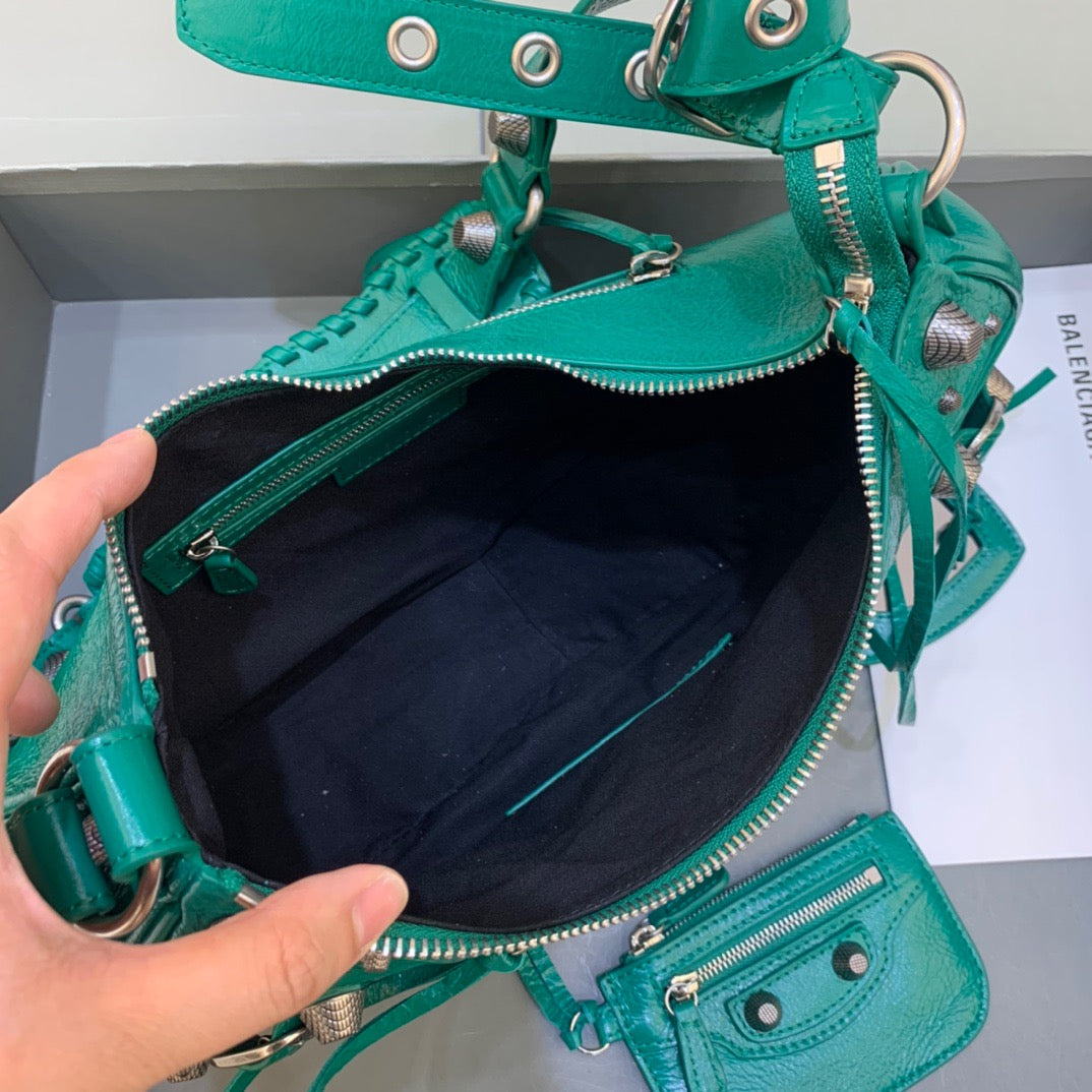 Le Cagole XS Shoulder Bag In Dark Green, For Women,  Bags 13in/33cm