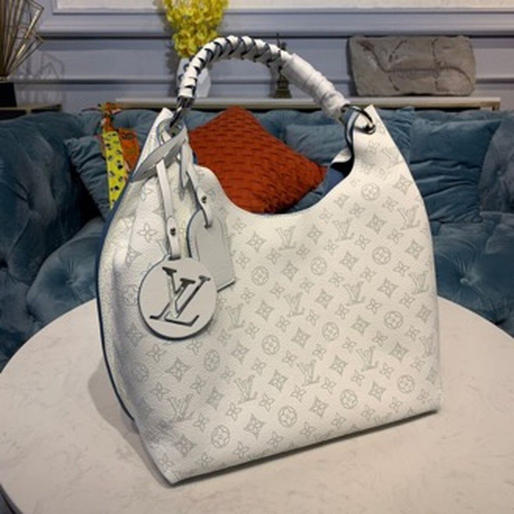 Louis Vuitton Carmel Hobo Bag Ivory For Women,  Shoulder Bags 13.8in/40cm Louis Vuitton