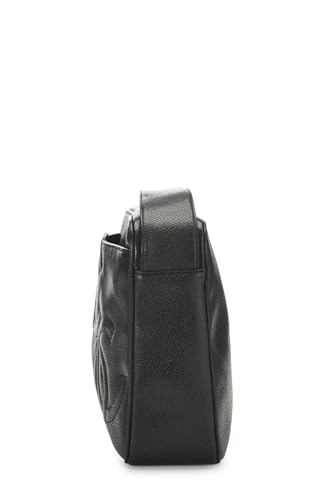 Chanel,  Black Caviar 3 'CC' Shoulder Bag, Black