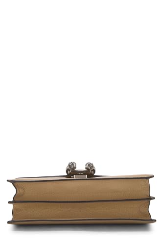 Gucci,  Beige Leather Dionysus Shoulder Bag Small, Brown