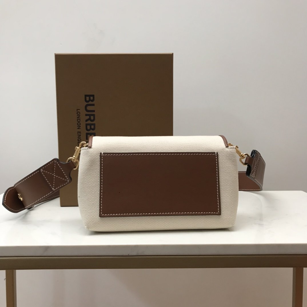 Burberry Horseferry Print Cotton Canvas Small Crossbody Bag For Women, Bags 7.1in/18cm 80518441