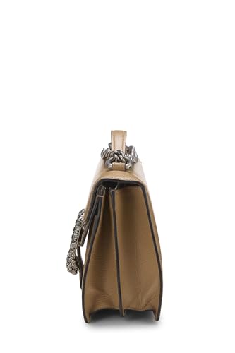 Gucci,  Beige Leather Dionysus Shoulder Bag Small, Brown