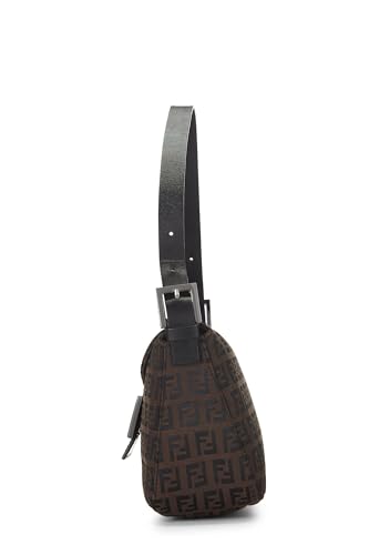 Fendi,  Brown Zucchino Shoulder Bag Small, Brown